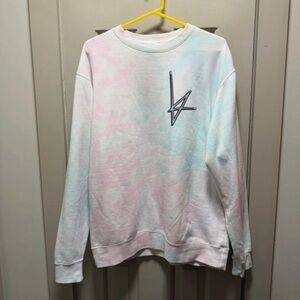 The Lumineers Brightside tour Pastel Tie-Dye Crewneck Sweatshirt